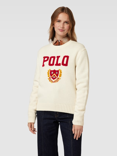 Polo Ralph Lauren Sweter z dzianiny z okrągłym dekoltem Écru 4