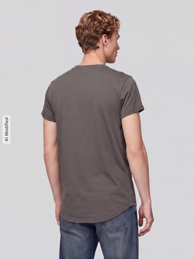 G-Star RAW Relaxed Fit T-Shirt aus reiner Baumwolle Modell 'Lash washed' Anthrazit 5