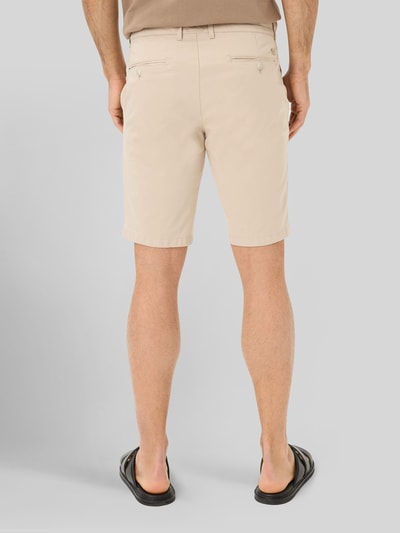 Brax Regular Fit Chinoshorts aus Baumwoll-Mix Modell 'BOZEN' Beige 5