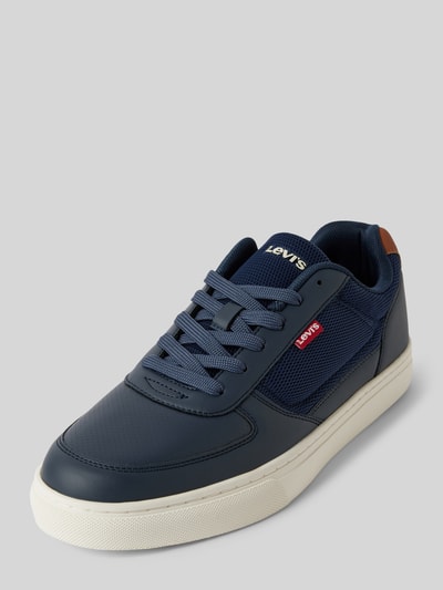 Levi’s® Acc. Sneakers met labeldetail, model 'LIAM' Marineblauw - 1