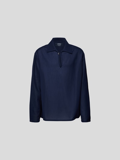 Jacquemus Freizeithemd mit Umlegekragen Marineblau 2