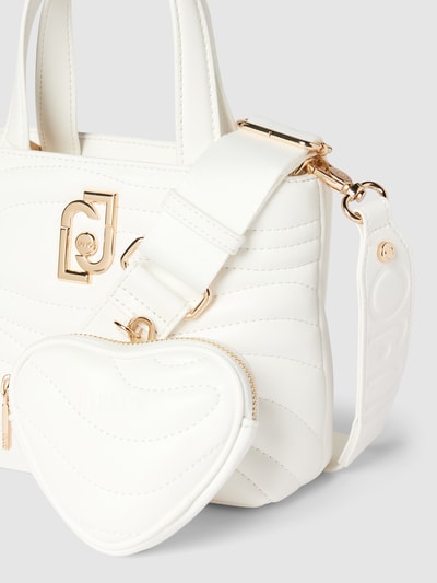 Liu Jo White Handtasche mit Logo-Muster Modell 'ACHALA' Offwhite 3