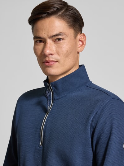 Lerros Sweatshirt met opstaande kraag, model 'SELANIK' Blauw - 3