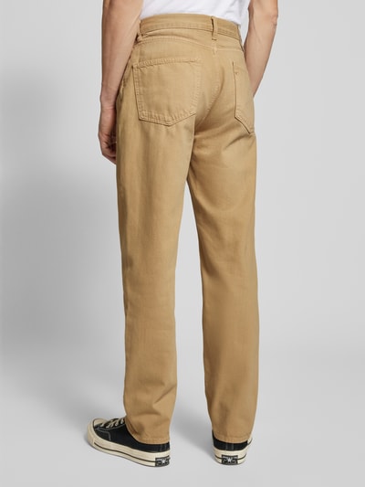 Hugo Blue Straight leg jeans in 5-pocketmodel, model 'Jonah' Beige - 5