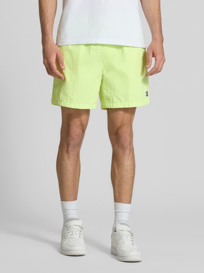 Tommy Jeans Regular Fit Sportshorts mit Tunnelzug Neon Gelb 4