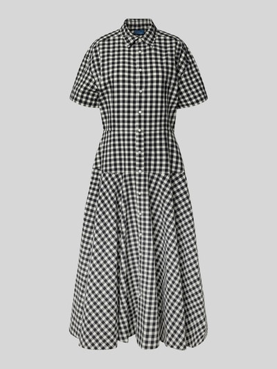 Polo Ralph Lauren Midi-jurk met blousekraag Zwart - 2