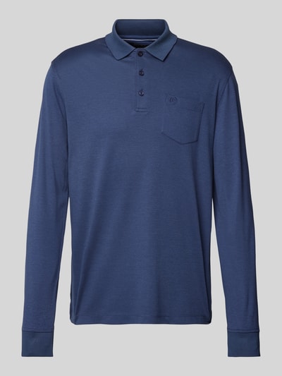 bugatti Poloshirt met borstzak Jeansblauw - 2