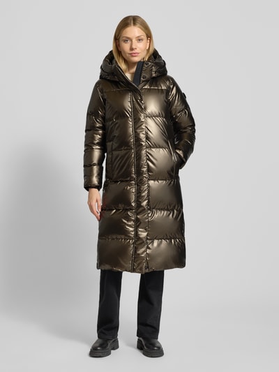 khujo Steppmantel mit Kapuze Modell 'RACHEL' Taupe Melange 4