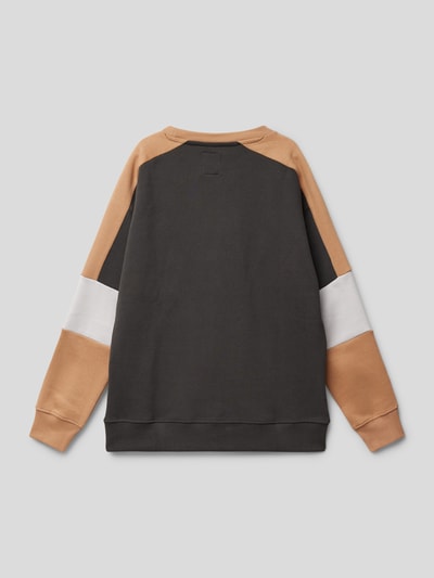 Garcia Sweatshirt im Colour-Blocking-Design Graphit 3