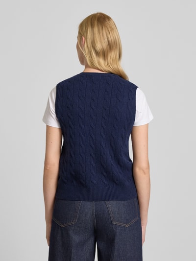 Polo Ralph Lauren Stricktop aus Baumwoll-Kaschmir-Mix Marine 5