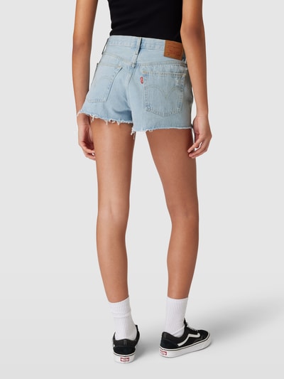 Levi's® Jeansshorts im Used-Look Hellblau 5