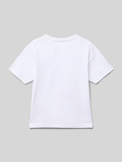 Name It T-Shirt mit Motiv- und Statement-Print Modell 'VANYO' Weiss 3