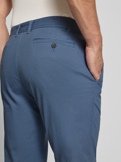 MCNEAL Slim fit broek met achterzakken Bleu - 3