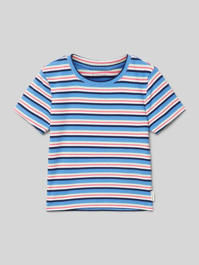 Tom Tailor T-Shirt mit Streifenmuster Blau 1