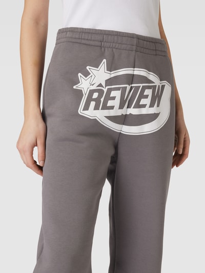 Review Sweatpants mit Puff Logo-Print (weiss) online kaufen
