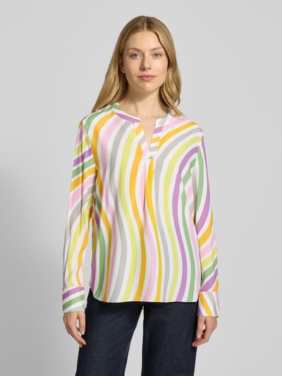 Herzensangelegenheit Blouse van lange mouwen van zijdemix Geel - 4