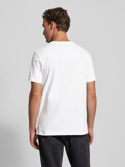 Tommy Hilfiger T-Shirt mit Logo-Stitching Weiss 5