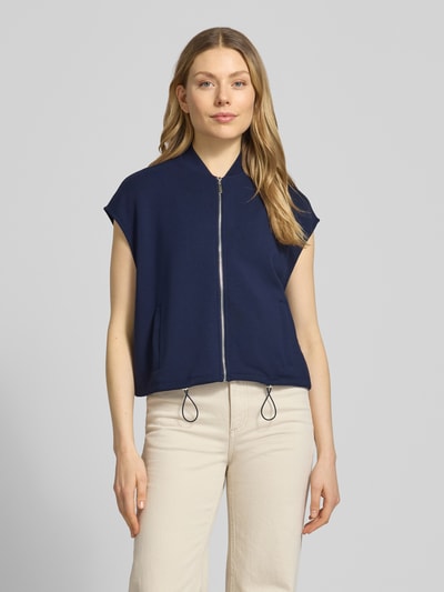 Christian Berg Woman Regular Fit Weste mit Stehkragen Dunkelblau 4