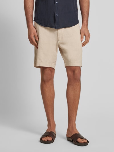 BOSS Regular Tapered Fit Shorts mit Tunnelzug Modell 'Kane' Mittelbraun 4