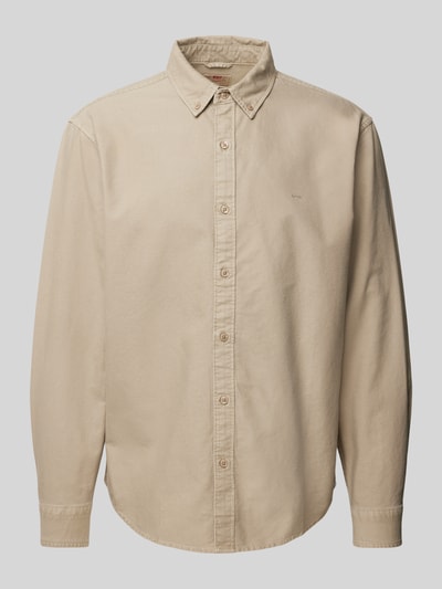 Levi's® Regular Fit Freizeithemd mit Button-Down-Kragen Beige 2