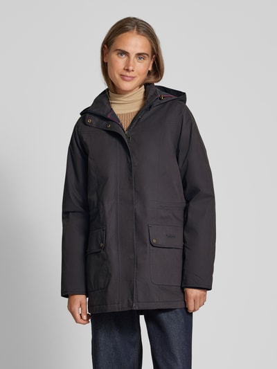 Barbour Jacke mit Kapuze Modell 'BUTTERCUP' Marine 4