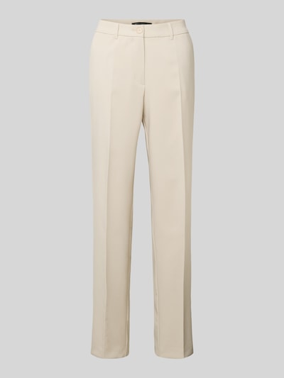 Betty Barclay Straight Fit Stoffhose mit Bügelfalten Beige 2