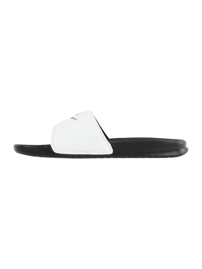 Nike Slides mit Logo-Print Modell 'Benassi' Weiss 3