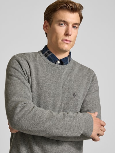 Polo Ralph Lauren Gebreide pullover met ribboorden Middengrijs - 3
