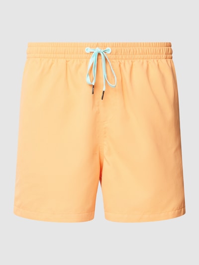 Quiksilver Zwembroek met tunnelkoord, model 'BEHIND WAVES' Oranje - 1