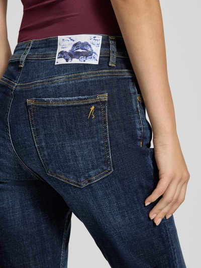 Goldgarn Relaxed Fit Jeans im 5-Pocket-Design Dunkelblau 3