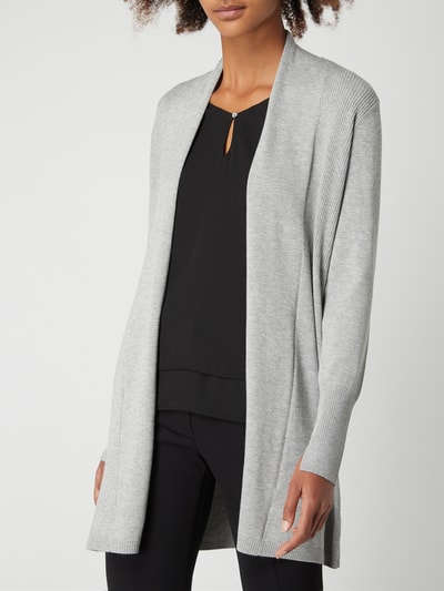 Betty Barclay Longcardigan mit Schalkragen  Mittelgrau Melange 4