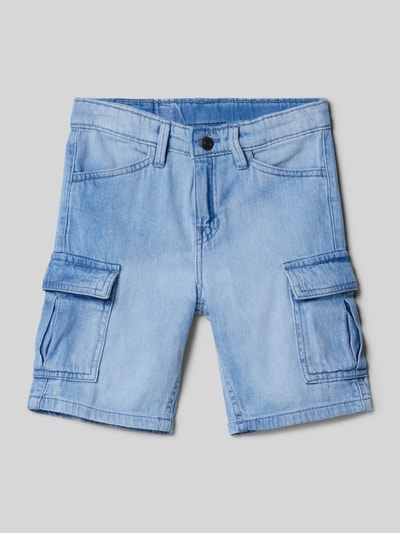 Mayoral Regular Fit Cargoshorts mit Eingrifftaschen Hellblau 1