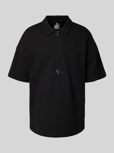 adidas Sportswear Relaxed Fit Poloshirt mit Label-Stitching Black 2