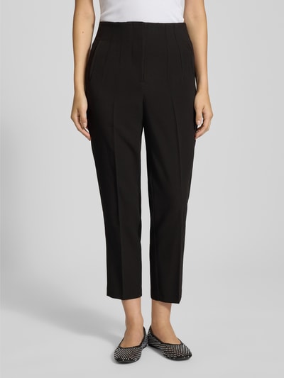 Only High waist stoffen broek met viscose, model 'RAVEN LIFE' Zwart - 4