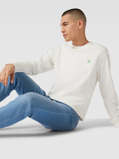 Scotch & Soda Sweatshirt aus Bio-Baumwolle Offwhite 3