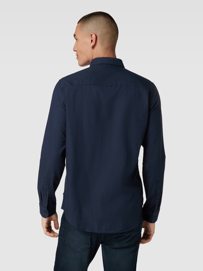Matinique Vrijetijdsoverhemd met under-button-downkraag, model ‘trostol’ Marineblauw - 5