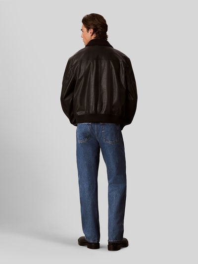 Calvin Klein Jeans Straight Fit Jeans aus reiner Baumwolle im 5-Pocket-Design Jeansblau 5