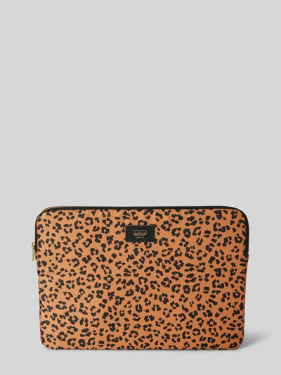 WOUF Laptoptas met labelpatch, model 'Agar' Camel - 1