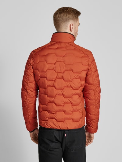 Tom Tailor Regular Fit Steppjacke mit Stehkragen Orange 5