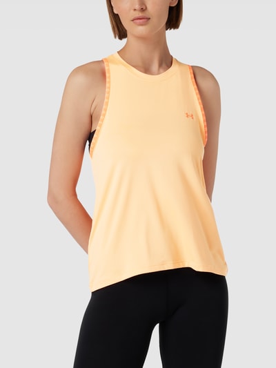 Under Armour Tanktop met labelprint, model 'Novelty' Oranje - 4