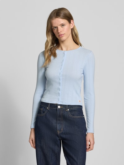 Levi's® Gebreid jack met doorknoopsluiting Lichtblauw - 4