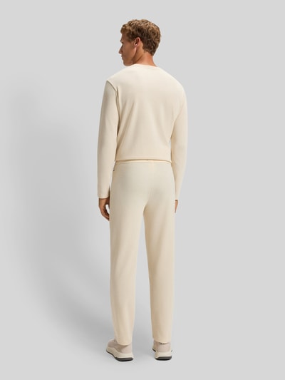 BOSS Regular Fit Sweatpants aus Baumwoll-Mix Offwhite 5