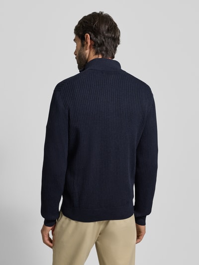 Polo Ralph Lauren Strickjacke mit Reißverschluss Marine Melange 5