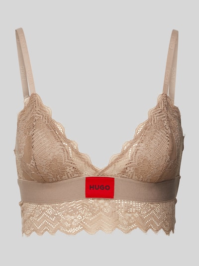 HUGO Bustier mit elastischem Bund Modell 'Red Label' Taupe 1