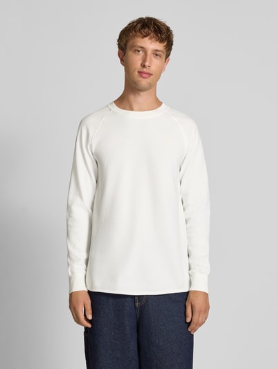 G-Star Raw Regular Fit Longsleeve in Strick-Optik Modell 'Jirgi' Offwhite 4