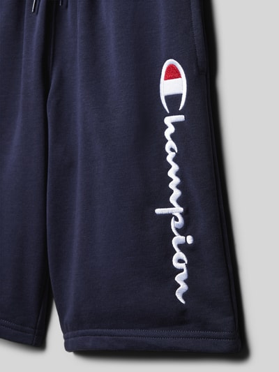 CHAMPION Sweatshorts mit Logo-Stitching Marine 2