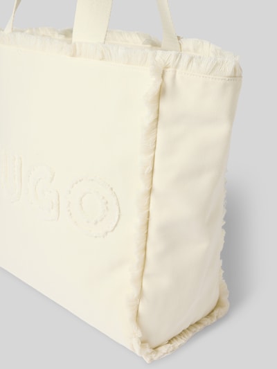 HUGO Handtasche mit Fransen Offwhite 3