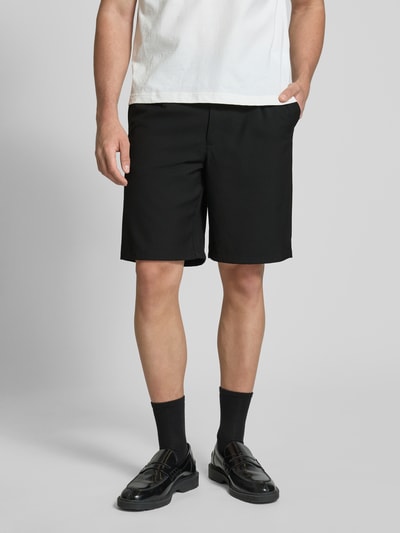 Only & Sons Slim fit korte broek met achterzakken, model 'LOU' Zwart - 4