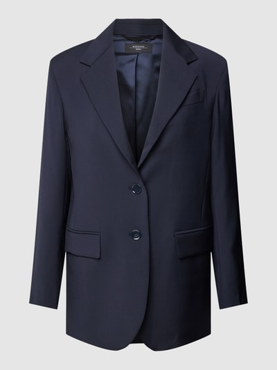 Weekend Max Mara Blazer met reverskraag, model 'CECI' Marineblauw - 2