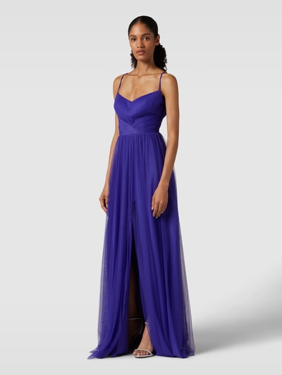 Vera Wang Bride Avondjurk met loopsplit, model 'GABIL' Violet - 1